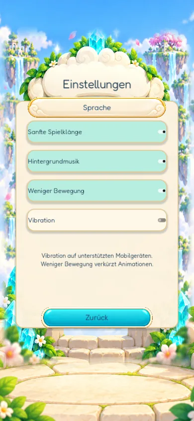 Hopplora-Einstellungen